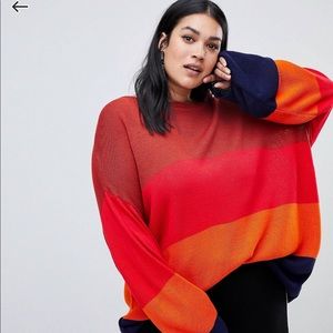 Oversized Stripe Sweater